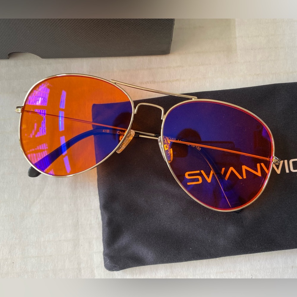 NWT Swanwick Night Swannies Large Aviator - Picture 14 of 16